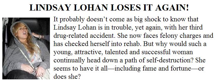 Lindsey Lohan