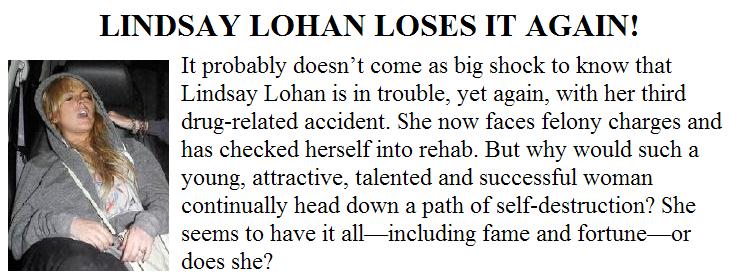 Lindsey Lohan